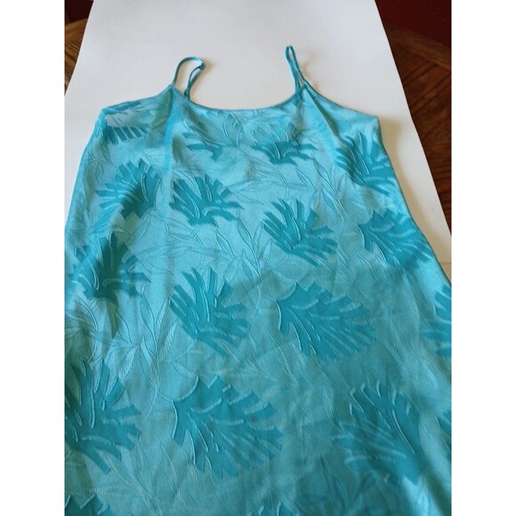 Lot Of 2 Silky Nightgown Intimate Sleepwear Lingerie-Pink & Turquoise Blue - Picture 15 of 16